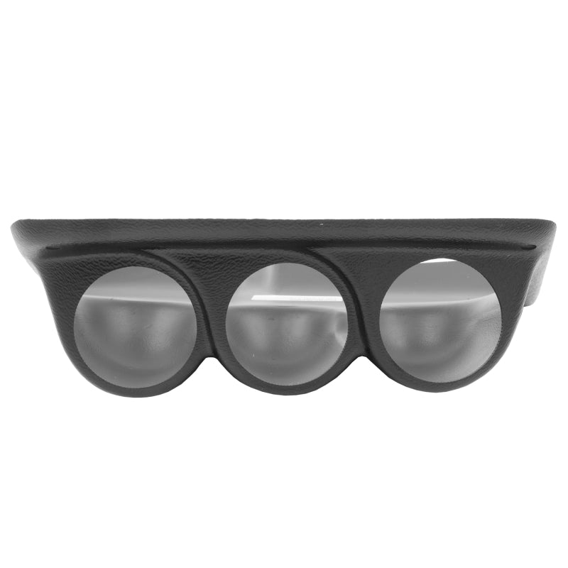 Autometer 99-03 Ford Super Duty 52mm Black Triple Under Dash Pod Gauge Pods AutoMeter