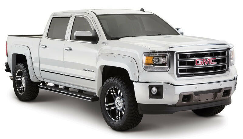 Bushwacker 16-18 GMC Sierra 1500 Boss Pocket Style Flares 4pc - Black Fender Flares Bushwacker
