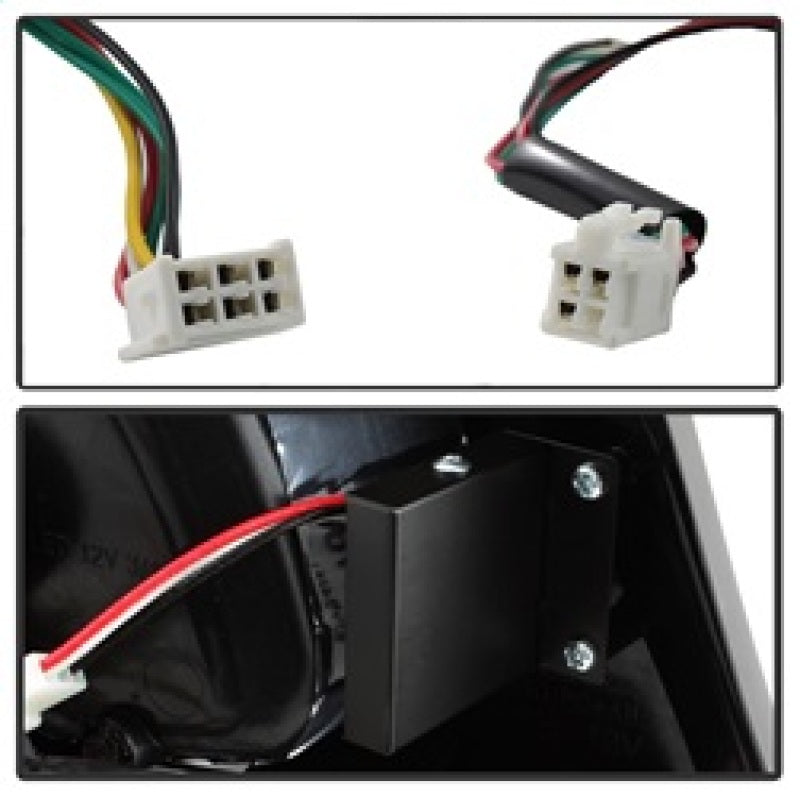 Spyder Lexus GS 300/400 98-05 LED Tail Lights Red Clear ALT-YD-LGS98-LED-RC Tail Lights SPYDER