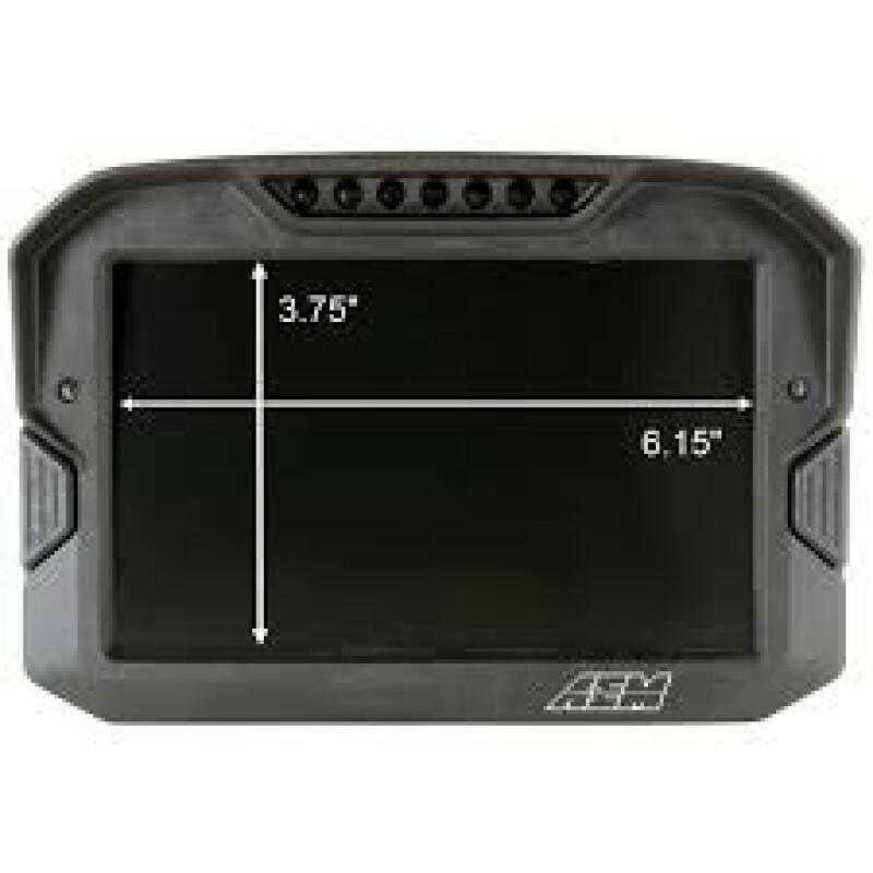 AEM CD-7 Logging GPS Enabled Race Dash Carbon Fiber Digital Display w/o VDM (CAN Input Only) Gauges AEM