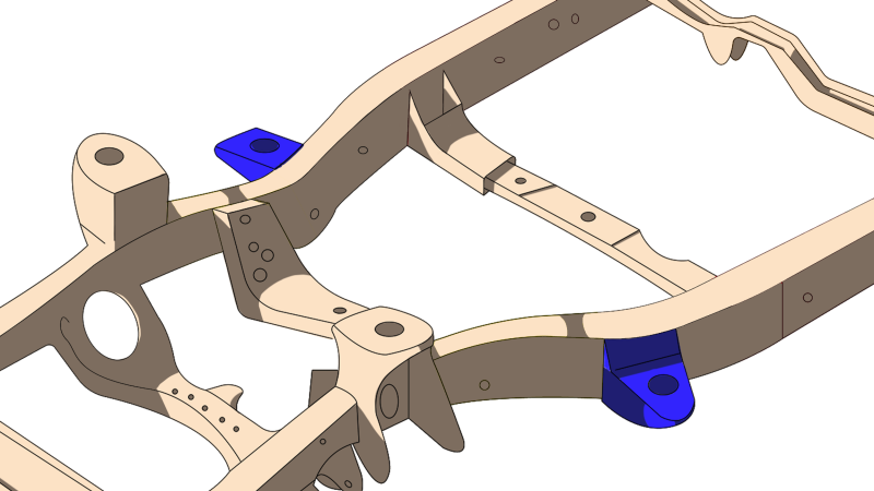 Rust Buster 4Runner & FJ Cruiser Front Body Frame Mount - Right Frames RustBuster