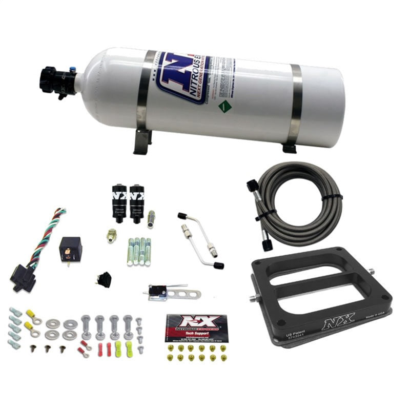 Nitrous Express Dominator Hitman Plus Nitrous Kit (50-200HP) w/15lb Bottle Nitrous Systems Nitrous Express