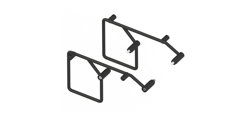 Burly Brand 21-22 Rebel 1100 Voyager Saddlebag Mount Kit Bags - Saddlebags Burly Brand