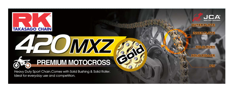 RK Chain GB420MXZ-120 - Gold Chains RK Chain