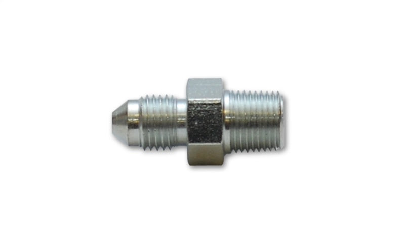 Vibrant -3AN to 1/8in NPT Straight Adapter Fitting - Steel Fittings Vibrant