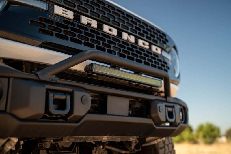 DV8 Offroad 21-24 Ford Bronco Capable Bull Bar Bumpers - Steel DV8 Offroad