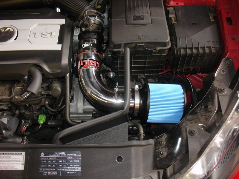 Injen 10-12 VW MK6 GTI 2.0L TSI Black Short Ram Intake w/ Heat Shield Cold Air Intakes Injen