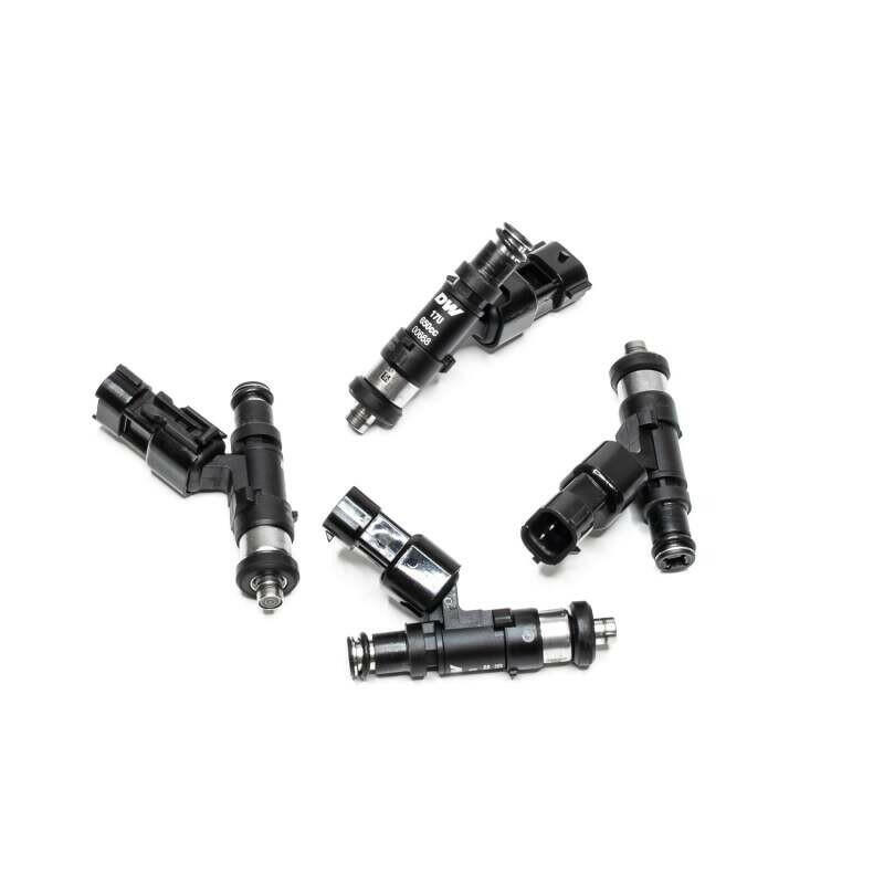 DeatschWerks 02-14 WRX / 07-15 STi / 07-12 LGT EJ20/EJ25 650cc Top Feed Injectors - Set of 4 Fuel Injector Sets - 4Cyl DeatschWerks