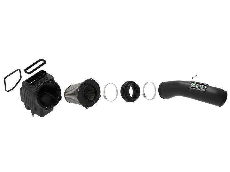 aFe Quantum Pro DRY S Cold Air Intake System 17-18 GM/Chevy Duramax V8-6.6L L5P - Dry Cold Air Intakes aFe