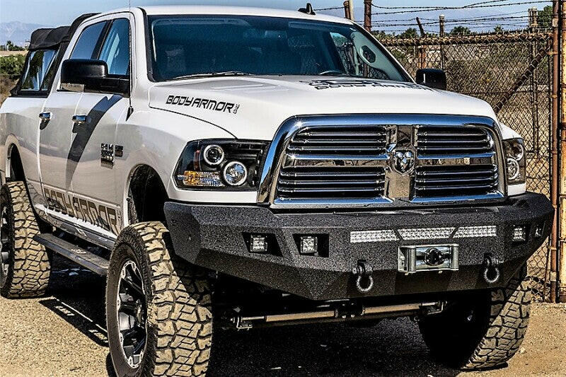 Body Armor 4x4 13-18 Dodge Ram 2500/3500 Eco Series Front Winch Bumper Bumpers - Steel Body Armor 4x4