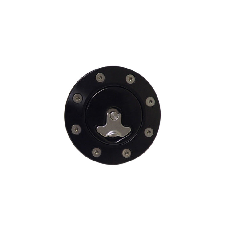 Ridetech Universal Locking Gas Cap (Black Anodized) Fuel Caps Ridetech