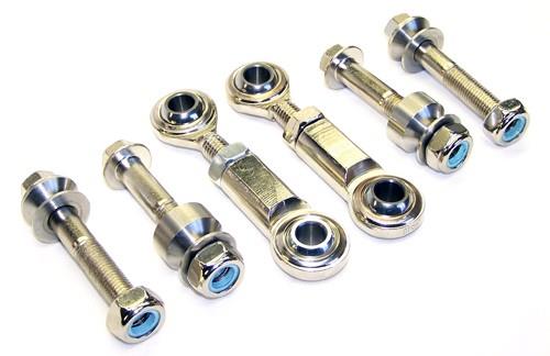 BLOX Racing Adjustable End Links Set - 1994-2001 Acura Integra / 1992-2000 Honda Civic Del Sol Sway Bar Endlinks BLOX Racing