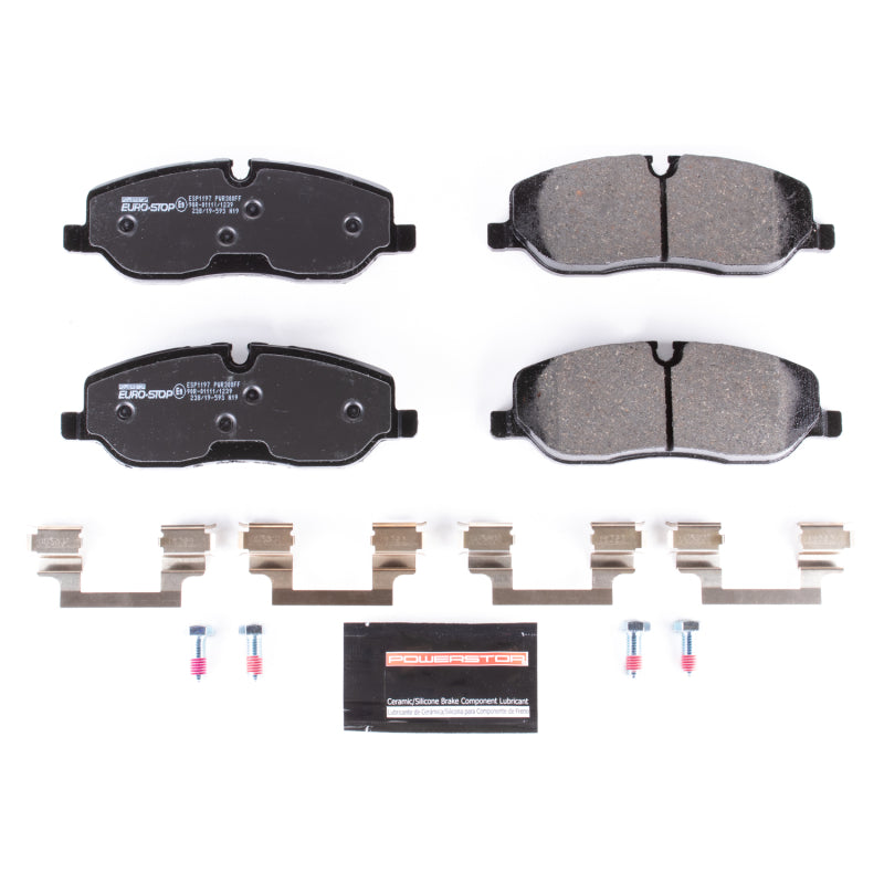Power Stop 06-09 Land Rover Range Rover Sport Euro-Stop ECE-R90 Front Brake Pads Brake Pads - OE PowerStop