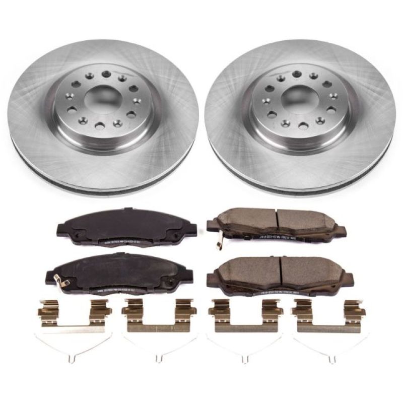 Power Stop 17-18 Cadillac XT5 Front Autospecialty Brake Kit Brake Kits - OE PowerStop