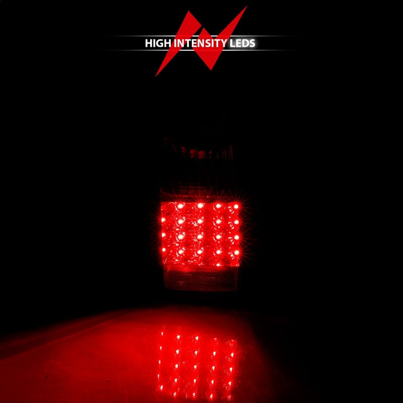 ANZO 2001-2002 Toyota 4 Runner LED Taillights Red/Clear Tail Lights ANZO