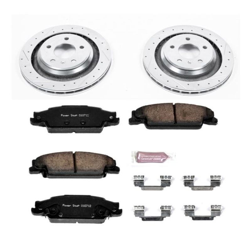 Power Stop 05-08 Pontiac Grand Prix Rear Z23 Evolution Sport Brake Kit Brake Kits - Performance D&S PowerStop