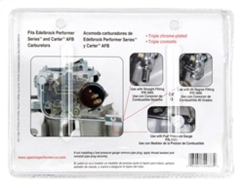 Spectre Edelbrock / Carter Single Feed Fuel Line Fuel Lines Spectre