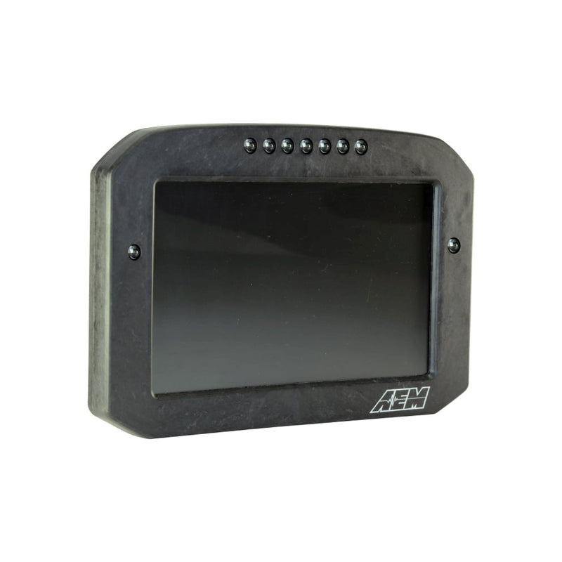 AEM CD-7LG Carbon Logging Flush Digital Dash Display w/ Internal 20Hz GPS & Antenna Gauges AEM