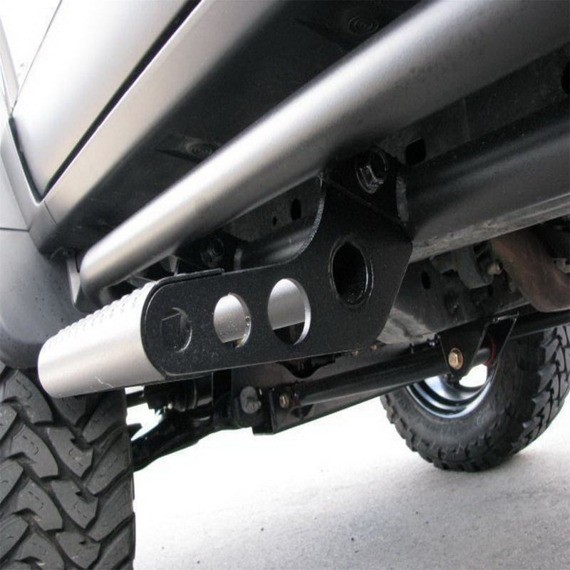 N-Fab RKR Step System 10-17 Dodge Ram 2500/3500 Crew Cab - Tex. Black - 1.75in Body Armor & Rock Rails N-Fab