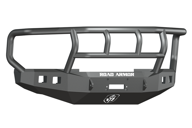 Road Armor 08-10 Ford F-250 Stealth Front Winch Bumper w/Titan II Guard Wide Flare - Tex Blk Bumpers - Steel Road Armor