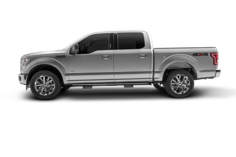 N-Fab RKR Step System 15-17 Ford F-150 SuperCrew - Tex. Black - 1.75in Body Armor & Rock Rails N-Fab