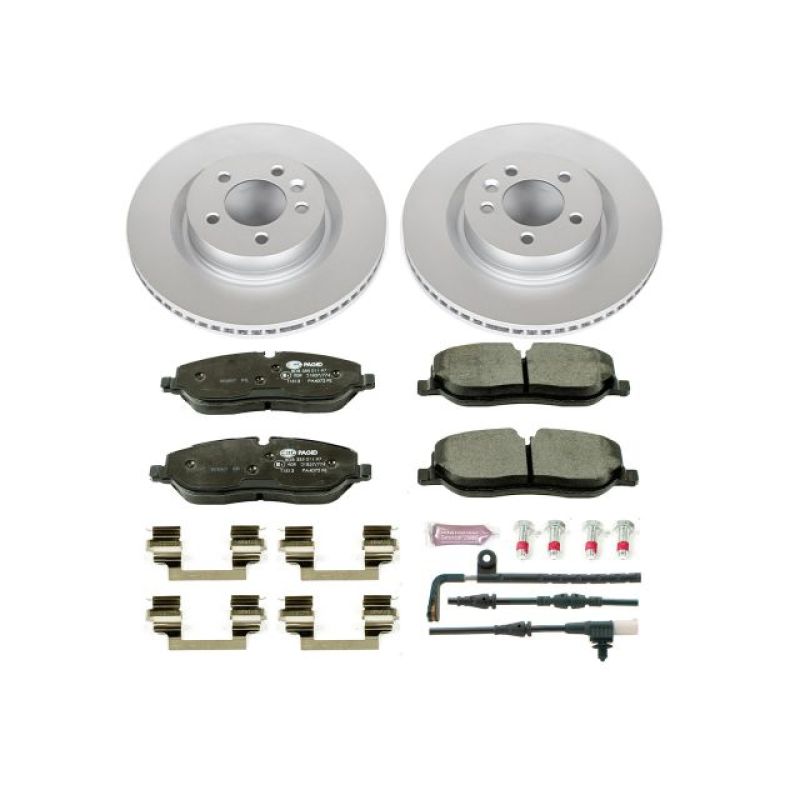 Power Stop 06-09 Land Rover Range Rover Sport Front Euro-Stop Brake Kit Brake Kits - OE PowerStop