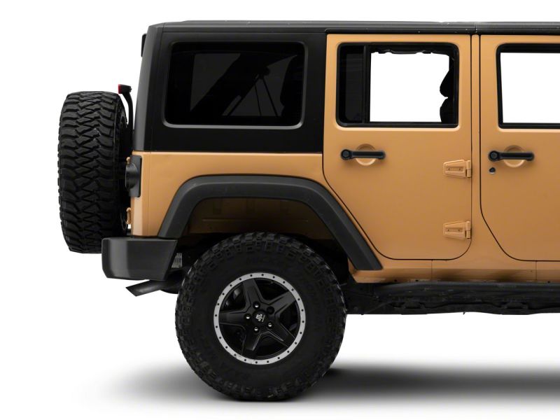 Raxiom 07-18 Jeep Wrangler JK Axial Series Halo LED Tail Lights- Blk Housing (Clear Lens) Tail Lights Raxiom