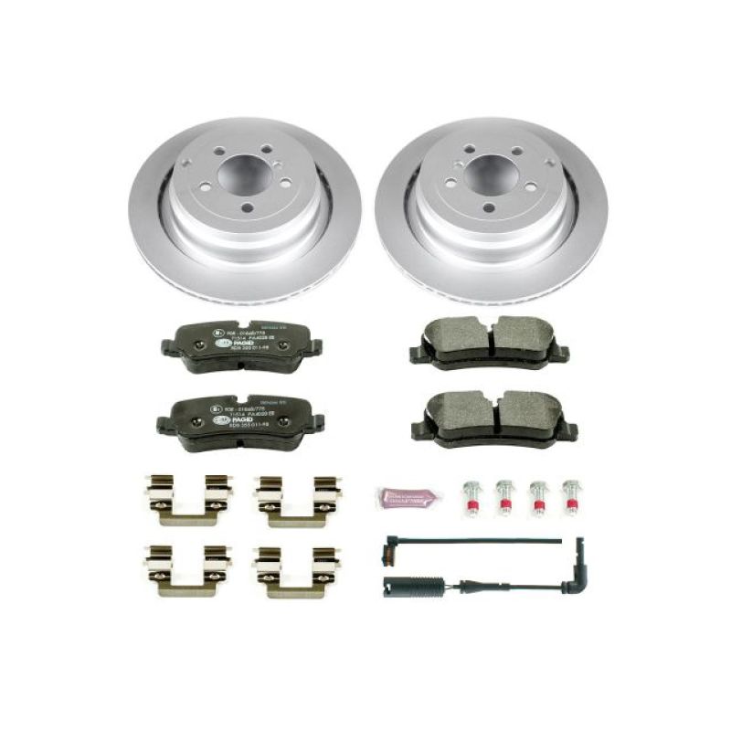 Power Stop 06-12 Land Rover Range Rover Rear Euro-Stop Brake Kit Brake Kits - OE PowerStop