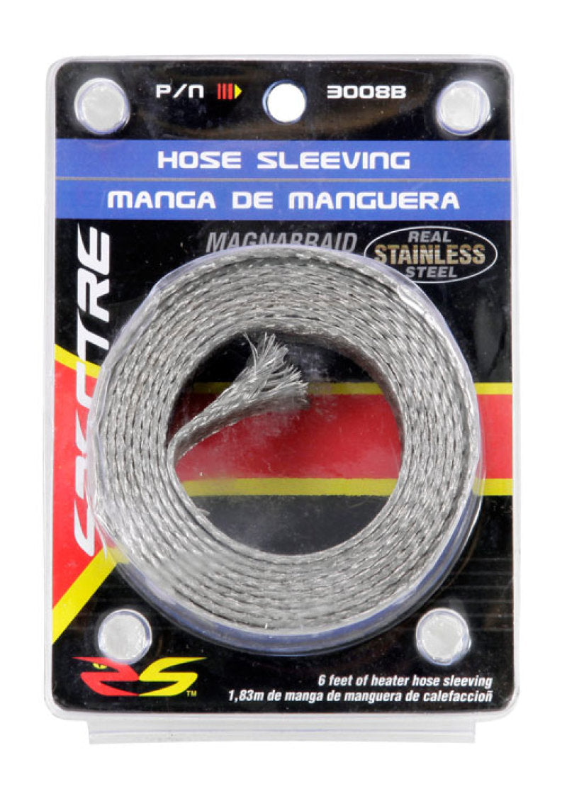 Spectre MagnaBraid 304SS Braided Heater Hose Sleeve - 6ft. (Will Cover 4ft. Of Hose) Sleeves Spectre