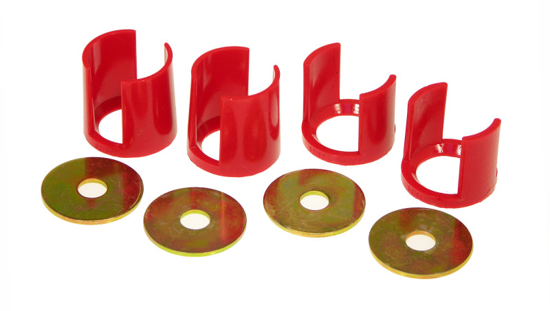 Prothane 89-94 Nissan 240SX Rear Subframe Inserts - Red Bushing Kits Prothane