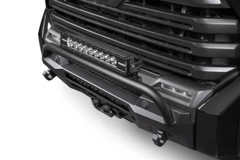 Addictive Desert Designs 2022+ Toyota Tundra Stealth Center Mount Front Bumper w/ Top Hoop Bumpers - Steel Addictive Desert Designs