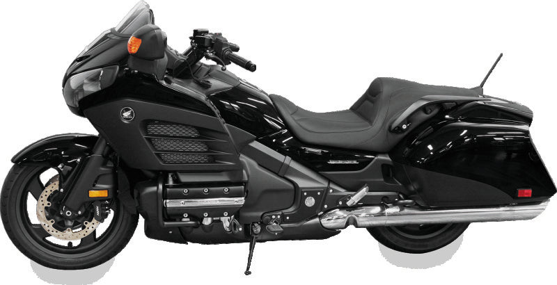 Mustang 13-17 Honda Gold Wing F6B Touring Fastback 1PC Seat - Black One-Piece Motorcycle Seats Mustang Motorcycle