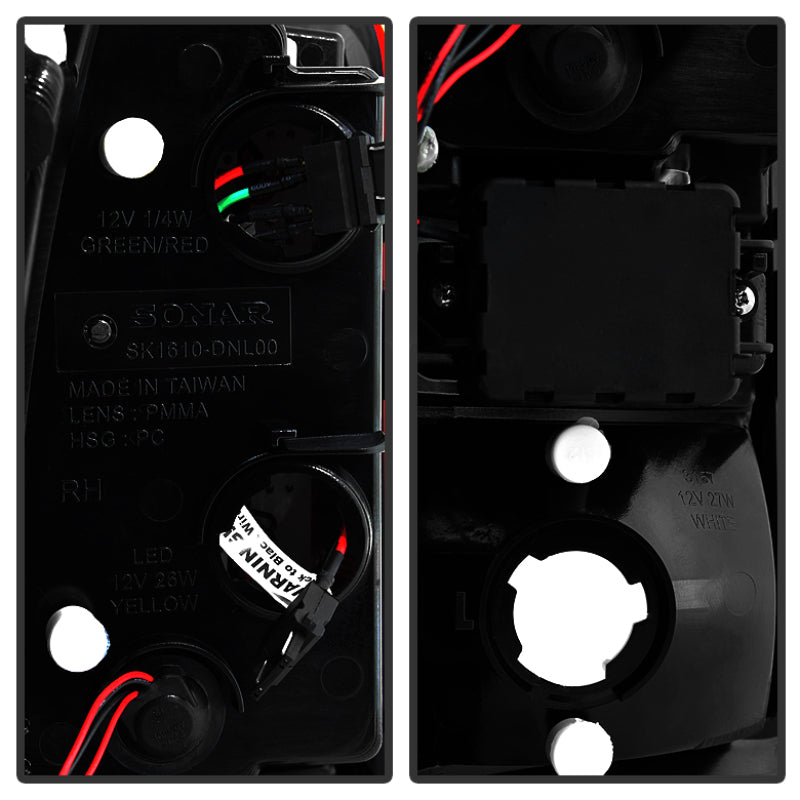 Spyder Chevy Suburban/Tahoe 1500/2500 00-06 LED Tail Lights Red Clear ALT-YD-CD00-LED-RC Tail Lights SPYDER