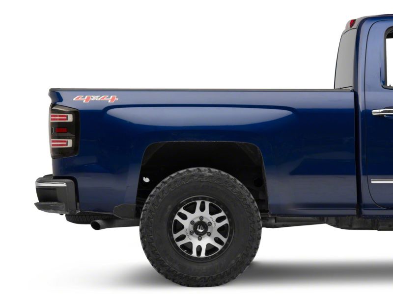Raxiom 14-18 Chevrolet Silverado 1500 LED Taillights w/ SEQL Turn Signals- Blk Housing (Clear Lens) Lights Corner Raxiom