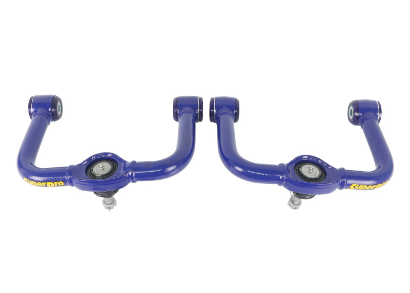 Superpro 05-21 Nissan Frontier - Fixed Offset Upper Control Arm Set - Camber/Caster Correction Control Arms Superpro