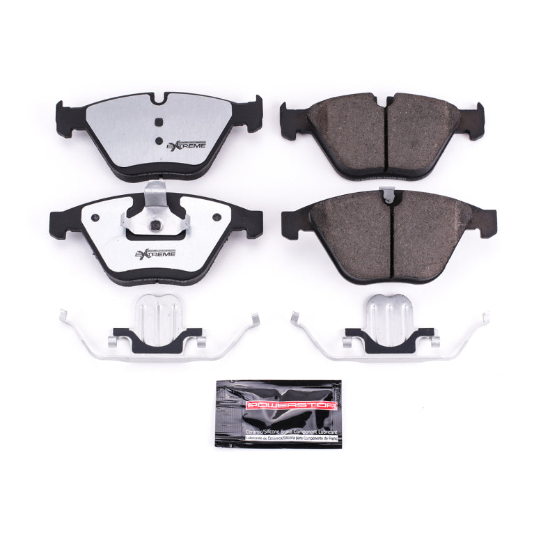 Power Stop 08-13 BMW 328i Front Z26 Extreme Street Brake Pads w/Hardware Brake Pads - Performance PowerStop