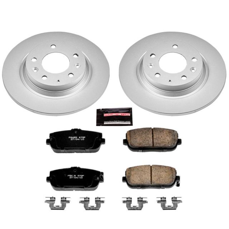 Power Stop 06-15 Mazda MX-5 Miata Rear Z17 Evolution Geomet Coated Brake Kit Brake Kits - Performance Blank PowerStop