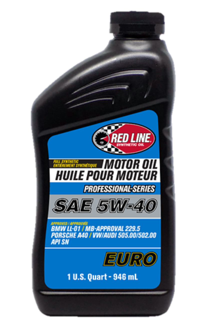 Red Line Pro-Series Euro 5W40 Motor Oil - Quart Motor Oils Red Line