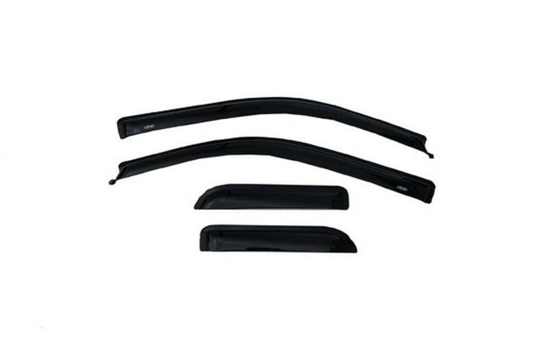 AVS 04-14 Ford F-150 Supercab Ventvisor Outside Mount Window Deflectors 4pc - Smoke Wind Deflectors AVS