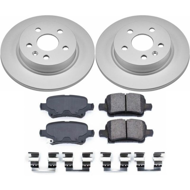 Power Stop 2016 Chevrolet Cruze Rear Z17 Evolution Geomet Coated Brake Kit Brake Kits - Performance Blank PowerStop