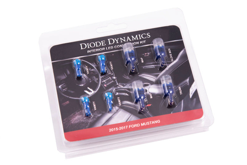 Diode Dynamics Mustang Interior Light Kit 15-17 Mustang Stage 1 - Blue Bulbs Diode Dynamics