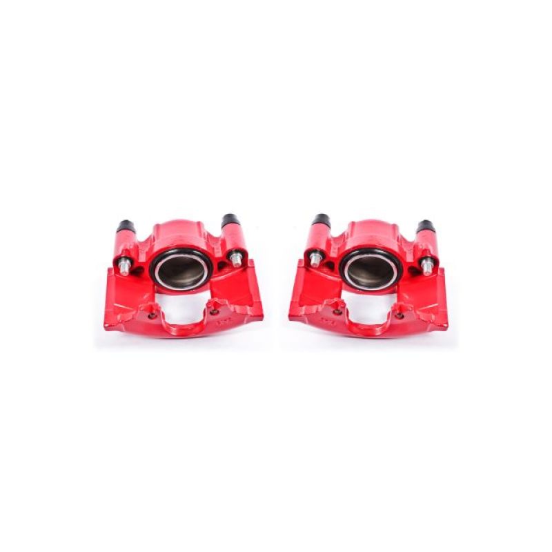 Power Stop 90-93 Cadillac Commercial Chassis Front Red Calipers w/o Brackets - Pair Brake Calipers - Perf PowerStop
