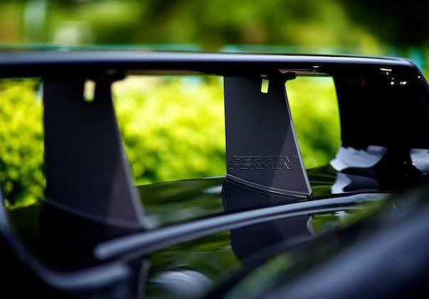 PERRIN 02-07 Subaru STI Wing Stabilizer - Black Spoilers Perrin Performance