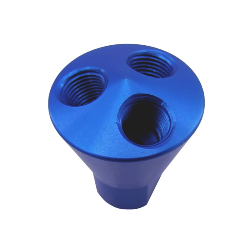 Nitrous Express 3 Port Showerhead Distribution Block - Blue Distribution Blocks Nitrous Express