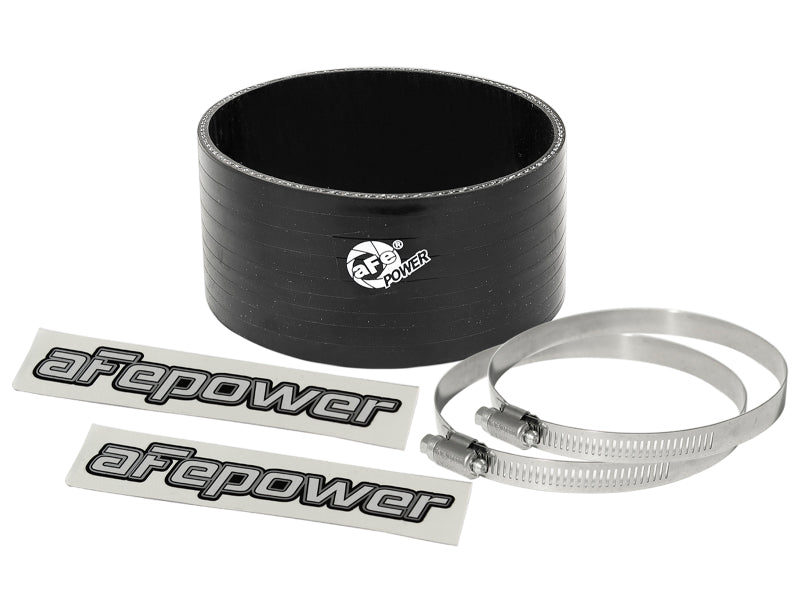 aFe Magnum FORCE Intake Coupling Kit (4 IN ID x 2 IN L) Straight Coupler - Black Air Intake Components aFe