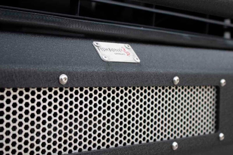 Fishbone Offroad 2016+ Toyota Tacoma Center Stubby Front Bumper Bumpers - Steel Fishbone Offroad