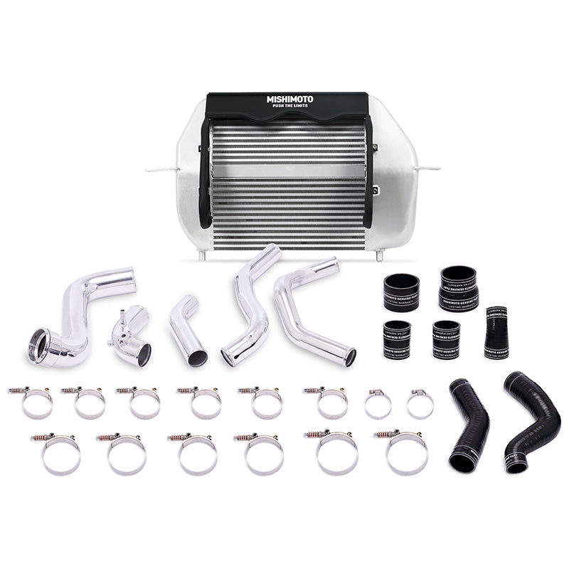 Mishimoto 2011-2014 Ford F-150 EcoBoost Silver Intercooler w/ Polished Pipes Intercooler Kits Mishimoto