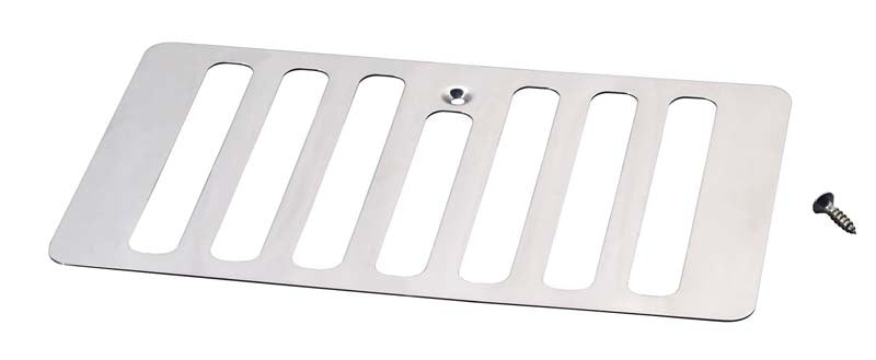 Kentrol 98-06 Jeep Wrangler TJ Hood Vent - Polished Silver Hoods Kentrol