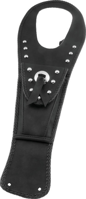 Mustang Kawasaki VN900 Cruiser Tank Bib w/Studs - Black Tank Bibs Mustang Motorcycle