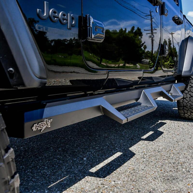 Westin 2020 Jeep Gladiator HDX Drop Nerf Step Bars - Textured Black Nerf Bars Westin